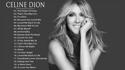 celine dion top|Celine Dion songs list all.